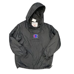 SUPREME X CHAMPION Men’s Black Parka Size Medium